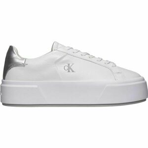Calvin Klein FLATFORM LACE UP LTH MET Încălțăminte casual damă, alb, mărime imagine