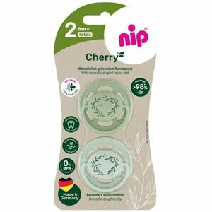 NIP CHERRY VELIKOST 2 (6M+) 2KS Tetină, verde deschis, mărime imagine