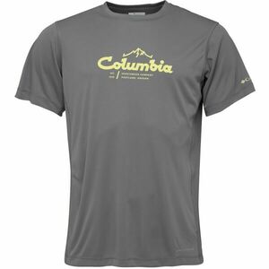 Columbia ZERO RULES LIGHT SS GRAPHIC CREW Tricou de bărbați, gri, mărime imagine