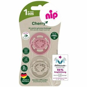 NIP CHERRY VELIKOST 1 (0-6M) 2KS Tetină, bej, mărime imagine