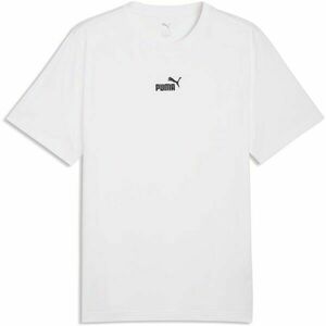 Puma ESSENTIALS SMALL NO.1 LOGO CENTERED TEE Tricou pentru bărbați, alb, mărime imagine