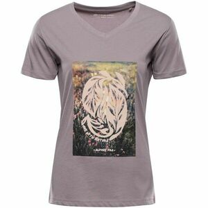 ALPINE PRO DORENA Tricou de bumbac damă, gri, mărime imagine