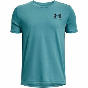 Under Armour SPORTSTYLE LEFT CHEST SS Tricou pentru băieți, albastru, mărime M imagine