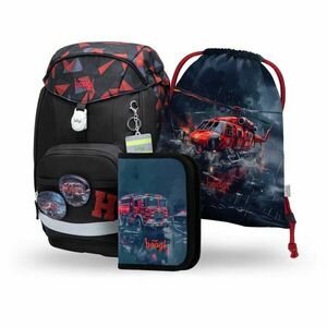 BAAGL 3 SET AIRY PLUS ZÁCHRANÁŘI Set școlar, negru, mărime imagine