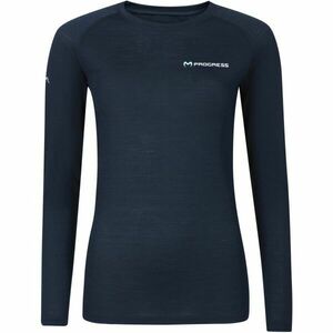 PROGRESS MA NDRZ 125 Tricou merino cu mânecă lungă de damă, negru, mărime imagine