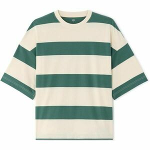 CELIO NESTRIPI Tricou din bumbac pentru bărbați, bej, mărime imagine