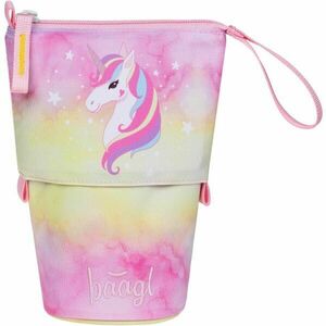 BAAGL RAINBOW UNICORN Husă pentru creioane colorate, roz, mărime imagine
