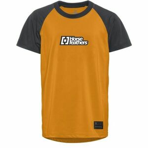 Horsefeathers SPIKE YOUTH BIKE JERSEY Tricou de ciclism pentru copii, portocaliu, mărime imagine