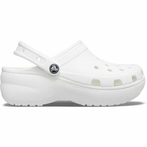 Crocs CLASSIC PLATFORM CLOG W Saboți pentru femei, alb, mărime 38/39 imagine