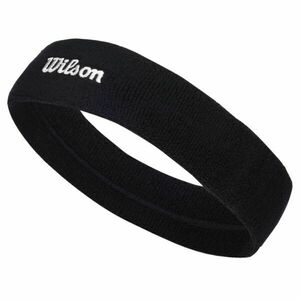Wilson U TERRY LOGO HEADBAND Bentiță sport, negru, mărime UNI imagine