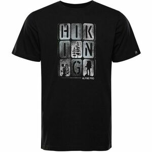 ALPINE PRO BOLEN 2 Tricou pentru bărbați, negru, mărime 4XL imagine