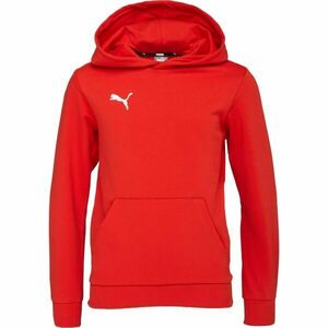 Puma TEAMGOAL CASUALS HOODY JR Hanorac pentru copii, roșu, mărime imagine