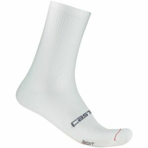 Castelli ESPRESSO 18 SOCK Șosete ciclism bărbați, alb, mărime XXL imagine
