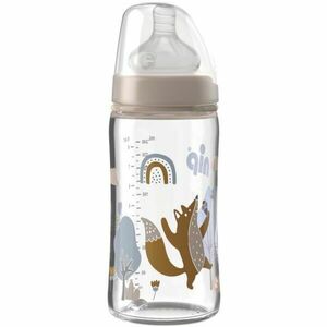 NIP GLASS S 240ML 0m+ Biberon, transparent, mărime imagine