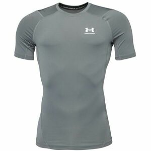 Under Armour HG ARMOUR COMP SS Tricou de bărbați, gri închis, mărime M imagine