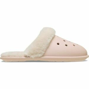 Crocs CLASSIC FUZZ SCUFF Papuci de casă femei, roz, mărime 41/42 imagine