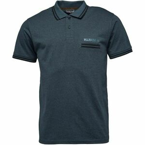Willard SALYN Tricou cu guler pentru bărbați, albastru închis, mărime imagine