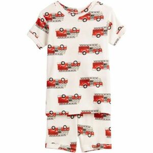 GAP FIRETRUCK Pijama băieți, alb, mărime imagine