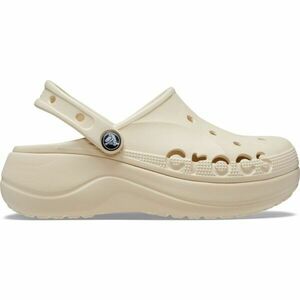 Crocs BAYA PLATFORM CLOG Saboți unisex, bej, mărime 38/39 imagine