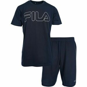 Fila SET SHORT SLEEVES T-SHIRT AND SHORT PANTS IN JERSEY Pijama bărbați, albastru închis, mărime imagine