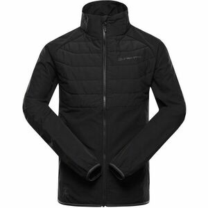 ALPINE PRO GERL Geacă cu umplutură merino pentru bărbați, negru, mărime imagine