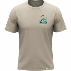 Hannah STITCH Tricou din bumbac pentru bărbați, bej, mărime imagine