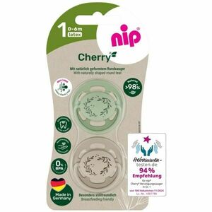NIP CHERRY VELIKOST 1 (0-6M) 2KS Tetină, bej, mărime imagine
