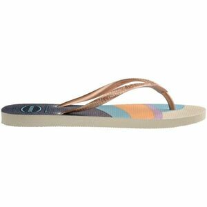 HAVAIANAS SLIM PALETTE GLOW Șlapi pentru femei, bej, mărime 37/38 imagine