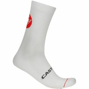 Castelli ENTRATA 18 SOCK Șosete ciclism bărbați, alb, mărime imagine