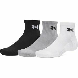 Under Armour PERFORMANCE COTTON 3PK QTR Șosete sport, negru, mărime M imagine
