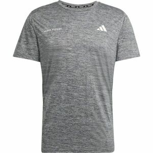 adidas OWN THE RUN MELANGE TEE M Tricou sport bărbați, gri închis, mărime imagine