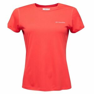 Columbia ZERO RULES LIGHT SS CREW Tricou pentru damă, roșu, mărime imagine