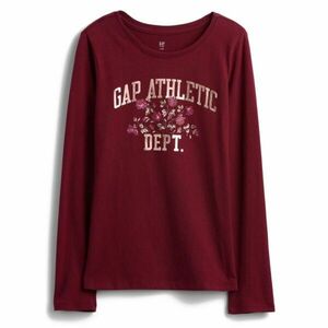 GAP V-OCT LS VAL GR Tricou de fete, roșu, mărime imagine