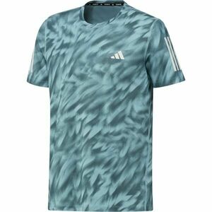 adidas OWN THE RUN AOP TEE M Tricou de alergare bărbați, turcoaz, mărime imagine