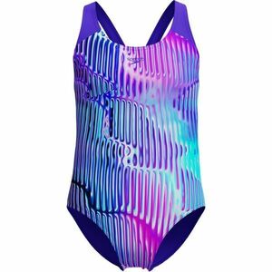 Speedo SPLASHBACK Costum de baie o piesă pentru fete, mov, mărime 13-14Y imagine