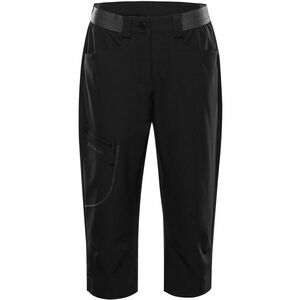 ALPINE PRO WEDERA 2 Pantaloni capri softshell pentru femei, negru, mărime imagine
