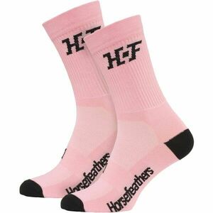 Horsefeathers W JAM LONG Șosete sport damă, roz, mărime 39-42 imagine