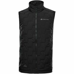 ALPINE PRO NERC Vestă izolată cu umplutură din lână merino pentru bărbați, negru, mărime imagine