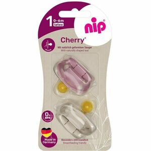NIP CHERRY VELIKOST 1 (0-6M) 2KS Tetină, transparent, mărime imagine