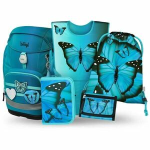 BAAGL 5 SET AIRY PLUS BUTTERFLY Set școlar, turcoaz, mărime imagine