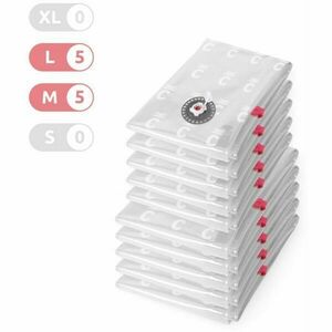COMPACTOR BAG ASPISPACE 10PCS MIX Saci vidați pentru depozitare, transparent, mărime imagine