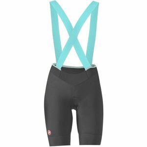Castelli PRIMA 2 DT BIBSHORT Pantaloni ciclism de damă, gri închis, mărime imagine