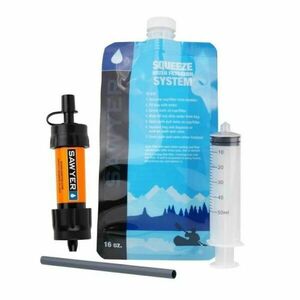 SAWYER MINI ORANGE Filtru de apă portabil, albastru, mărime imagine
