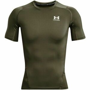 Under Armour HG ARMOUR COMP SS Tricou de bărbați, kaki, mărime imagine