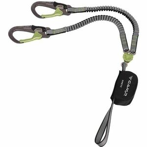 CAMP KINETIC GYRO REWIND PRO 95-115 cm Set Ferrata cu lonjă cu absorbitor, gri, mărime imagine