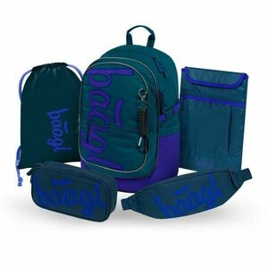BAAGL 5 SET CORE LOGO Set școlar, verde închis, mărime imagine