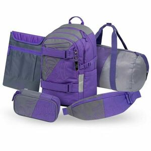 BAAGL 5 SET SKATE DUAL Set școlar, mov, mărime imagine