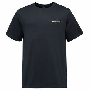 Converse TIMELESS BOXED CHEVRON Tricou pentru bărbați, negru, mărime imagine