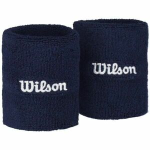 Wilson U TERRY LOGO WRISTBANDS Manșete, albastru închis, mărime UNI imagine