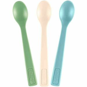 NIP GREEN LINE SPOON 4M+ 3KS Set de lingurițe, bej, mărime imagine